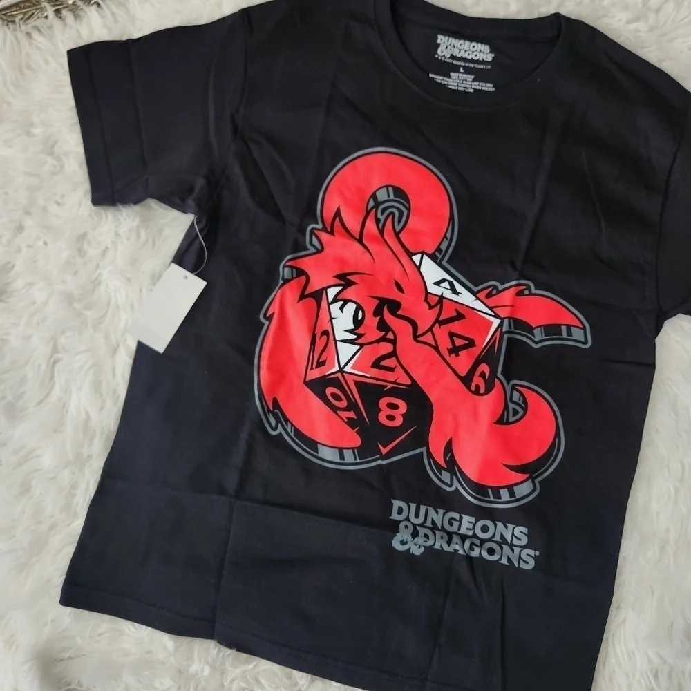 Journeys Dungeons & Dragons Tee - Little Kid / Big Kid - Black. Size Large. New. - Picture 2 of 7